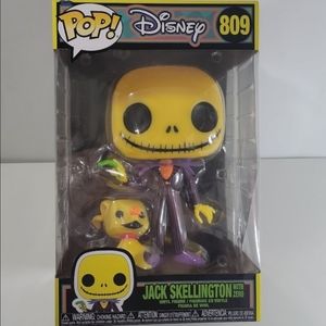 Funko Pop Disney Jack Skellington with Zero 10" Black Light